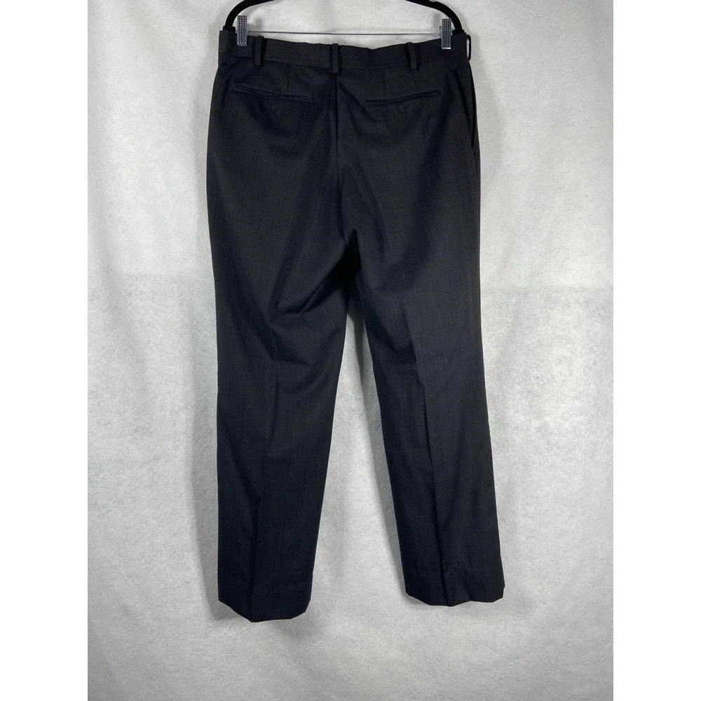Tallia 2PC Pant Suit Men's 42R Charcoal 100% Wool Quiet Luxury